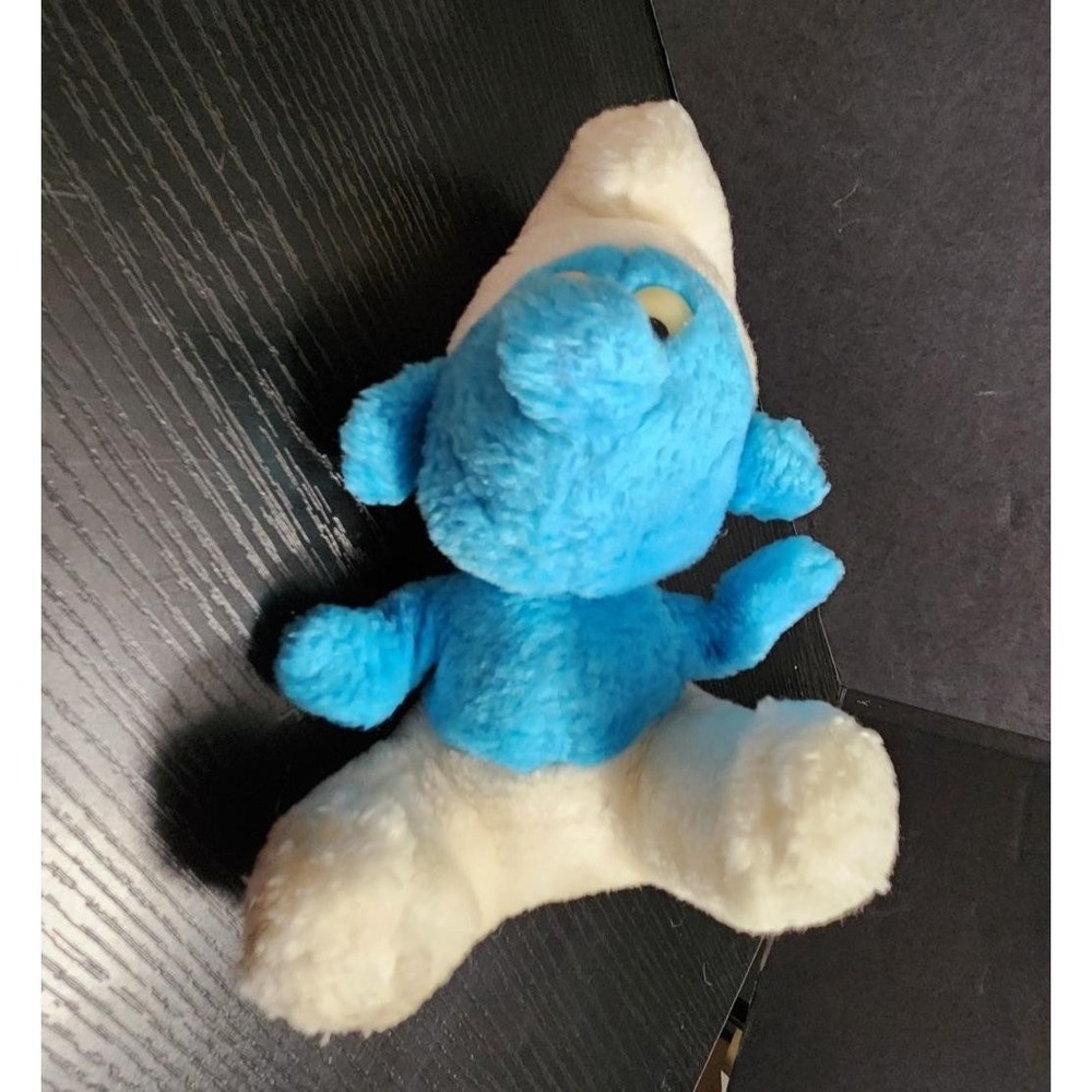 vintage 80s‎ Peyo Wallace Berrie Smurf Plush figure 9 inch
